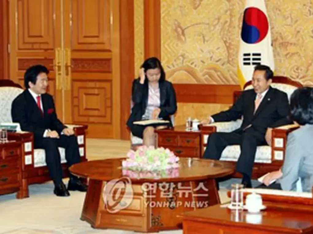 竹中平蔵氏と李明博氏