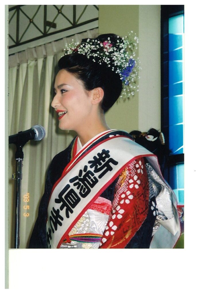 金子恵美 新潟県きものの女王時代